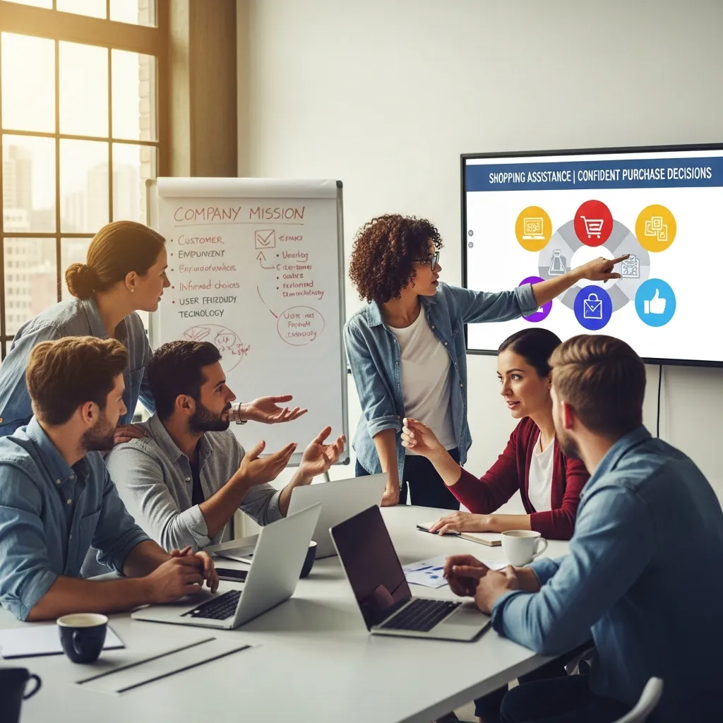 Founders discussing company mission