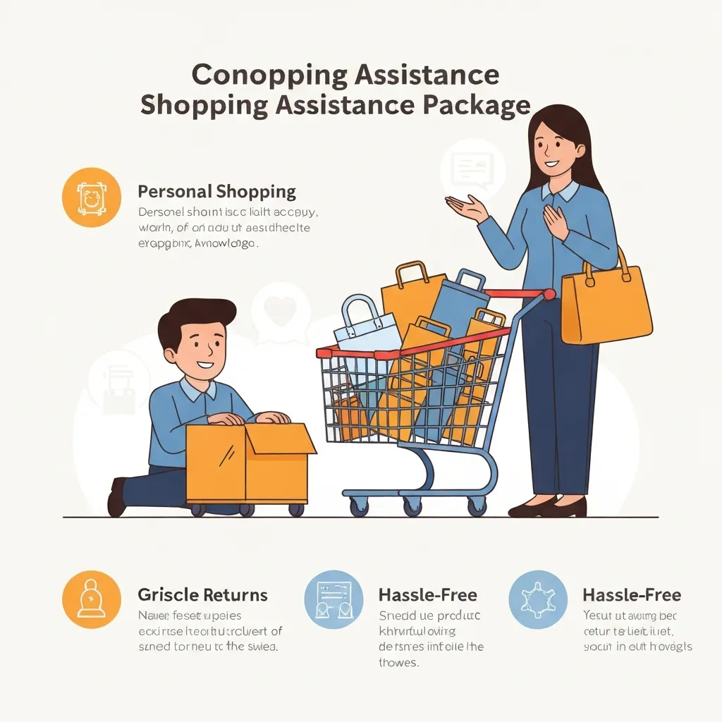 Shopping assistance package features